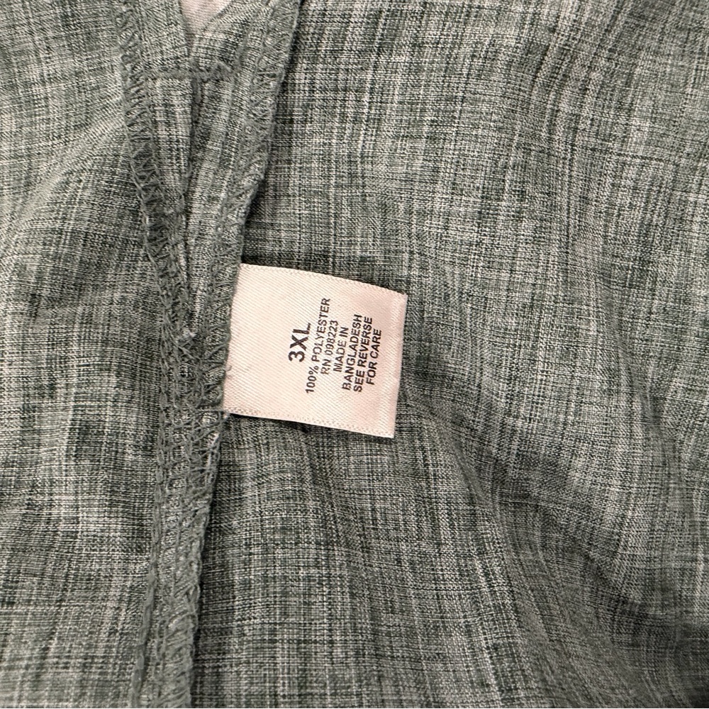 MAGELLAN Fishing Shirt Men 3XL Green Long Sleeve Vented Button Down Outdoor - Picture 6 of 7